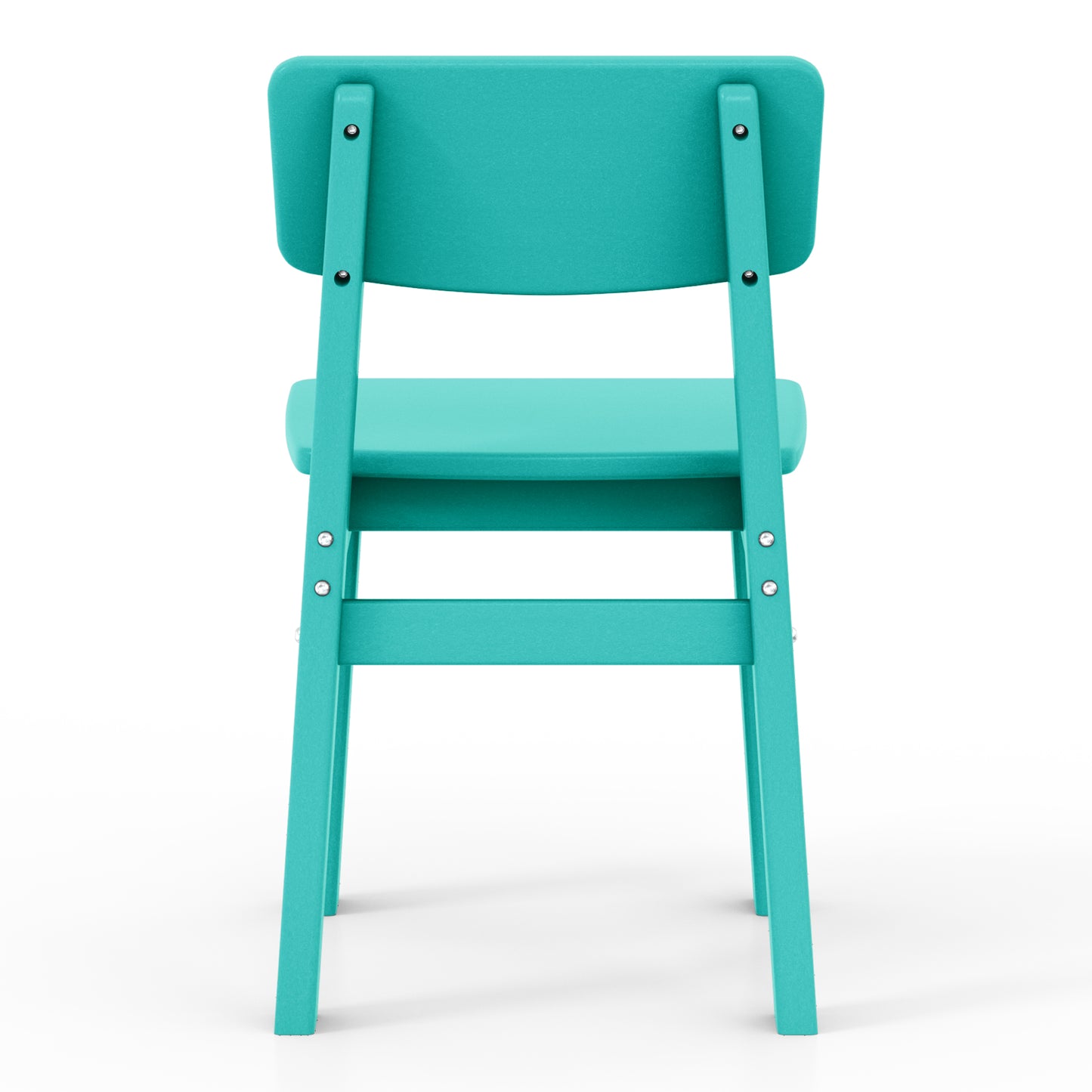 Tiny Terraces Essentials Kids' All-Weather Outdoor Dining Chair (Set of 2) Seahawk Designs Kids Patio Dining Chairs