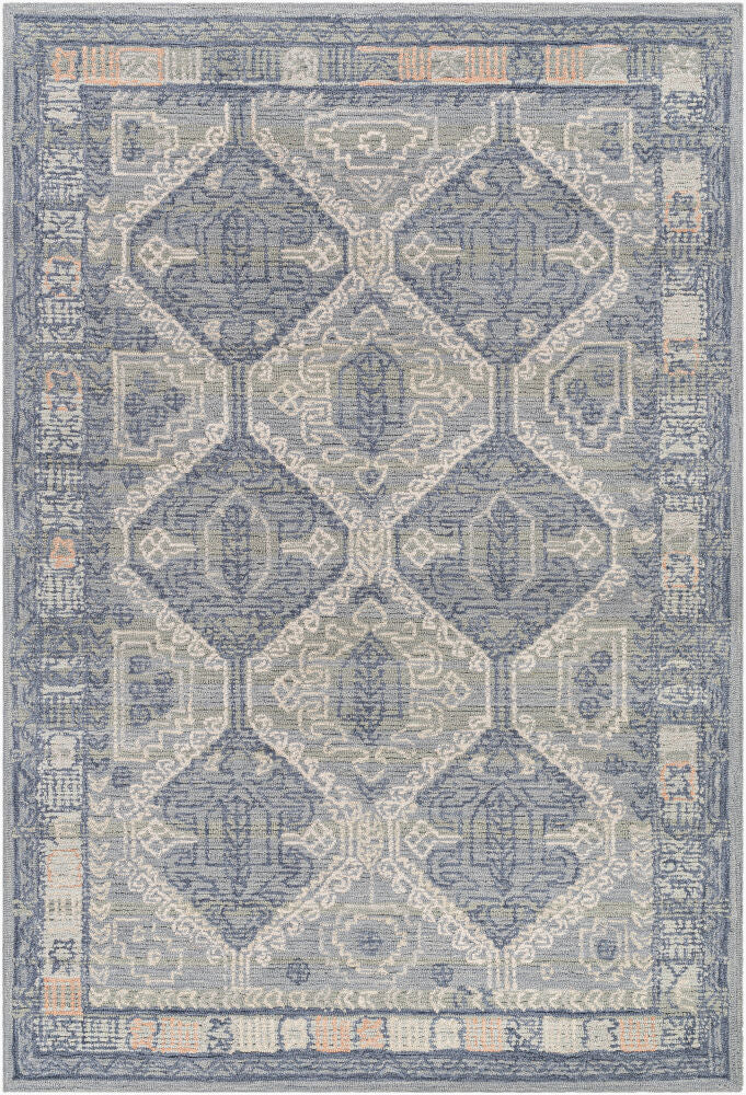 Addyson Handmade Rug — Blue/Ivory Livabliss Area Rug