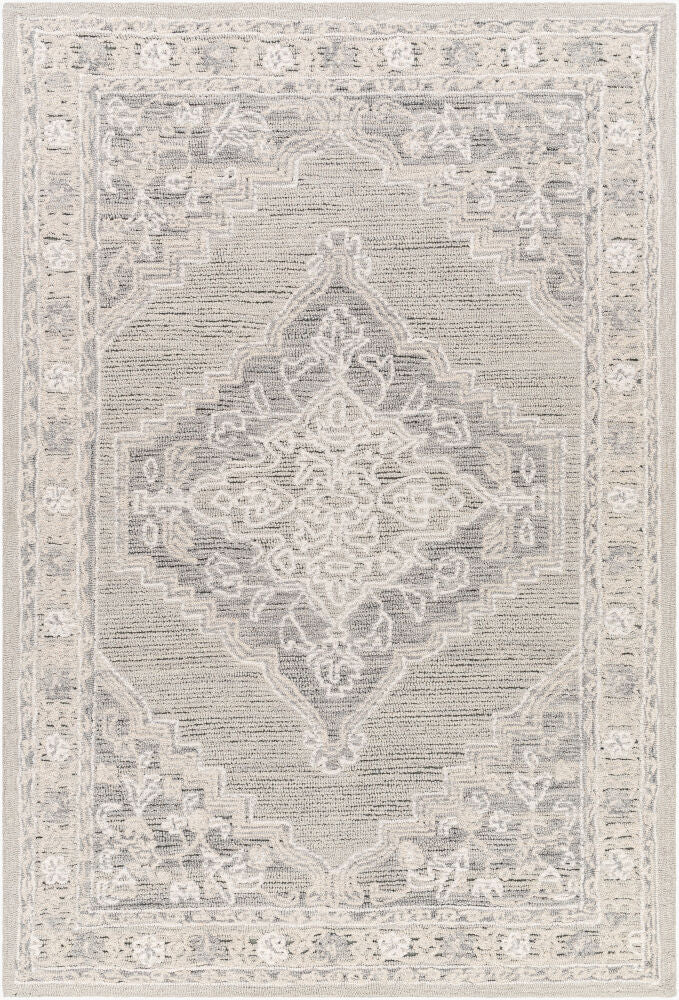 Addyson Handmade Rug — Cream/Light Sage Livabliss Area Rug