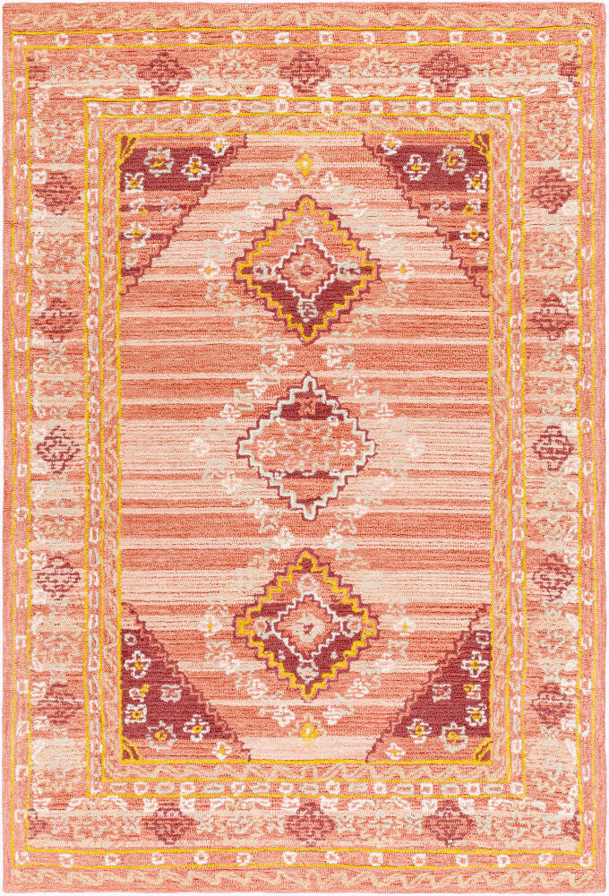 Addyson Handmade Rug — Dusty Coral/Dusty Pink Livabliss Area Rug