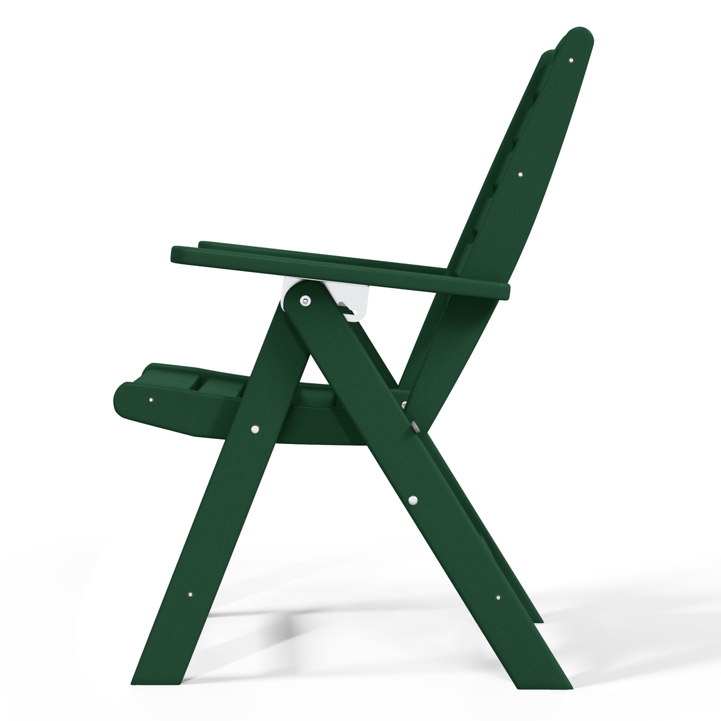 Aarhus All-Weather Outdoor Patio Folding Tall Back Dining Chair (38" High) Seahawk Designs Patio Dining Chairs