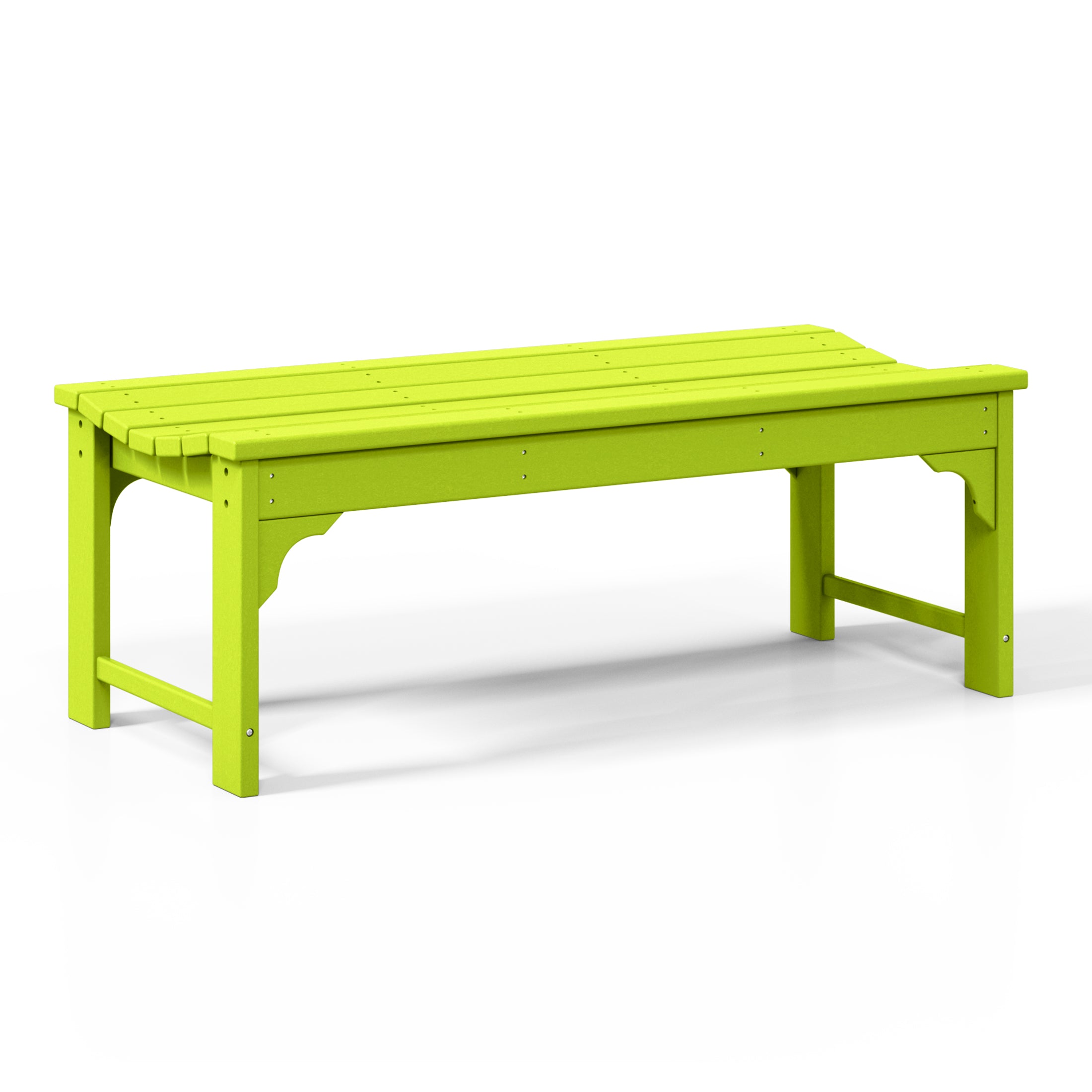 Concord All-Weather Outdoor Garden Backless Bench (46" Wide) Seahawk Designs Patio Benches