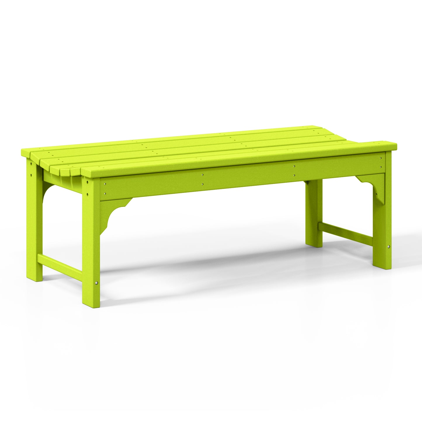 Concord All-Weather Outdoor Garden Backless Bench (46" Wide) Seahawk Designs Patio Benches