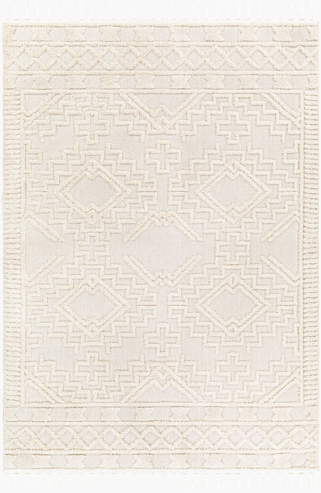 Azilal Machine Woven Rug — Ivory Livabliss Area Rug