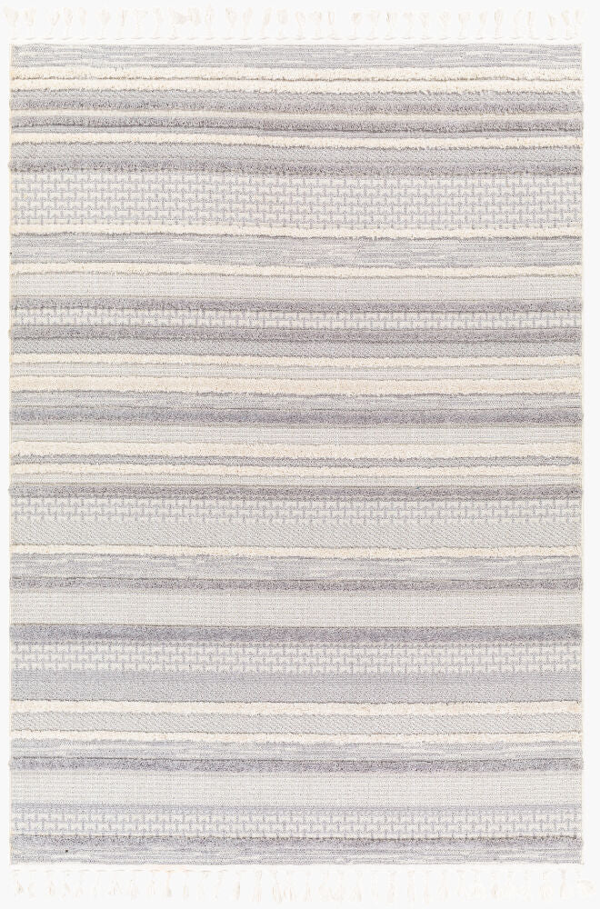 Azilal Machine Woven Rug — Gray/Ivory Livabliss Runner Rug