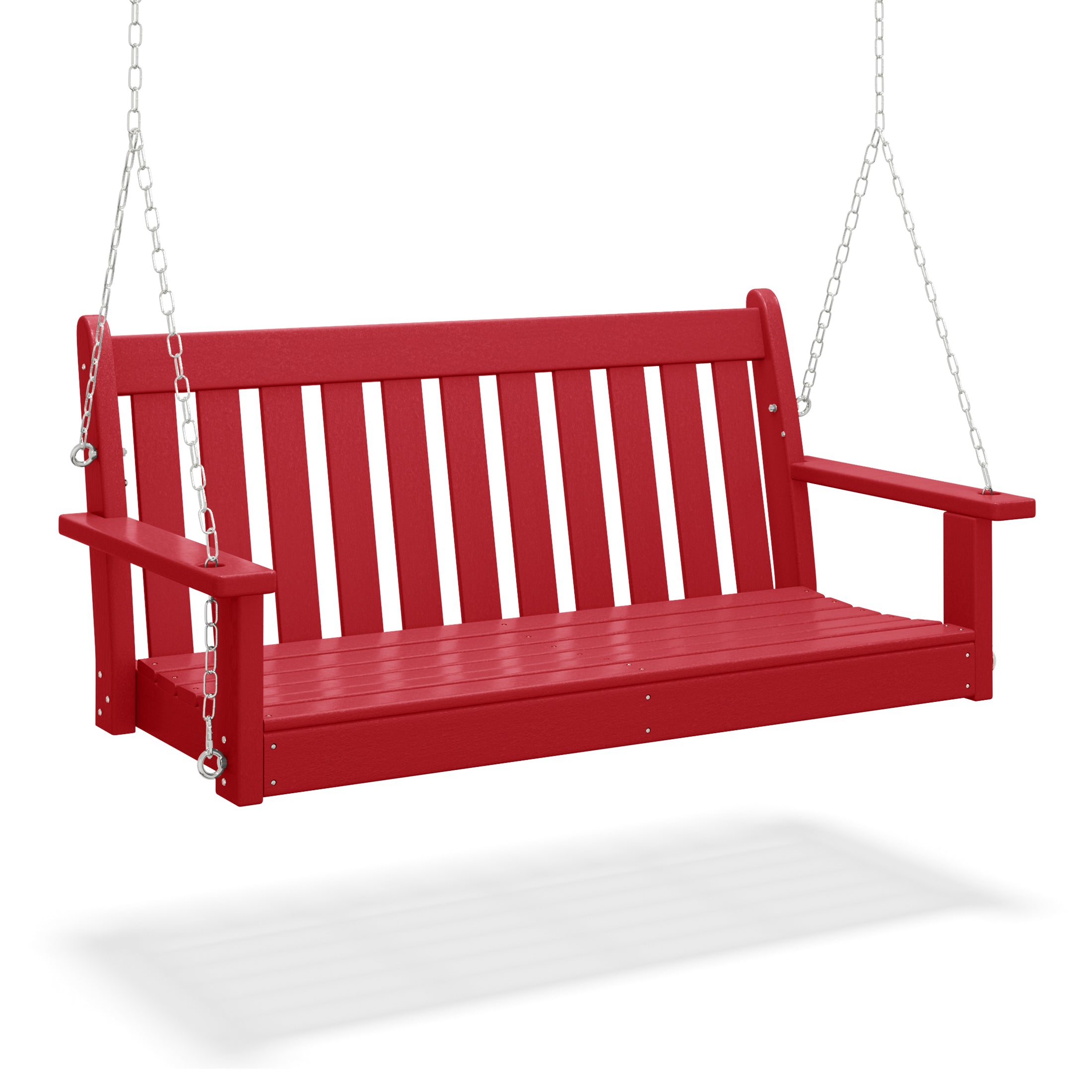 Tuscany 51" Hanging Porch Swing Red Seahawk Designs Porch Swings