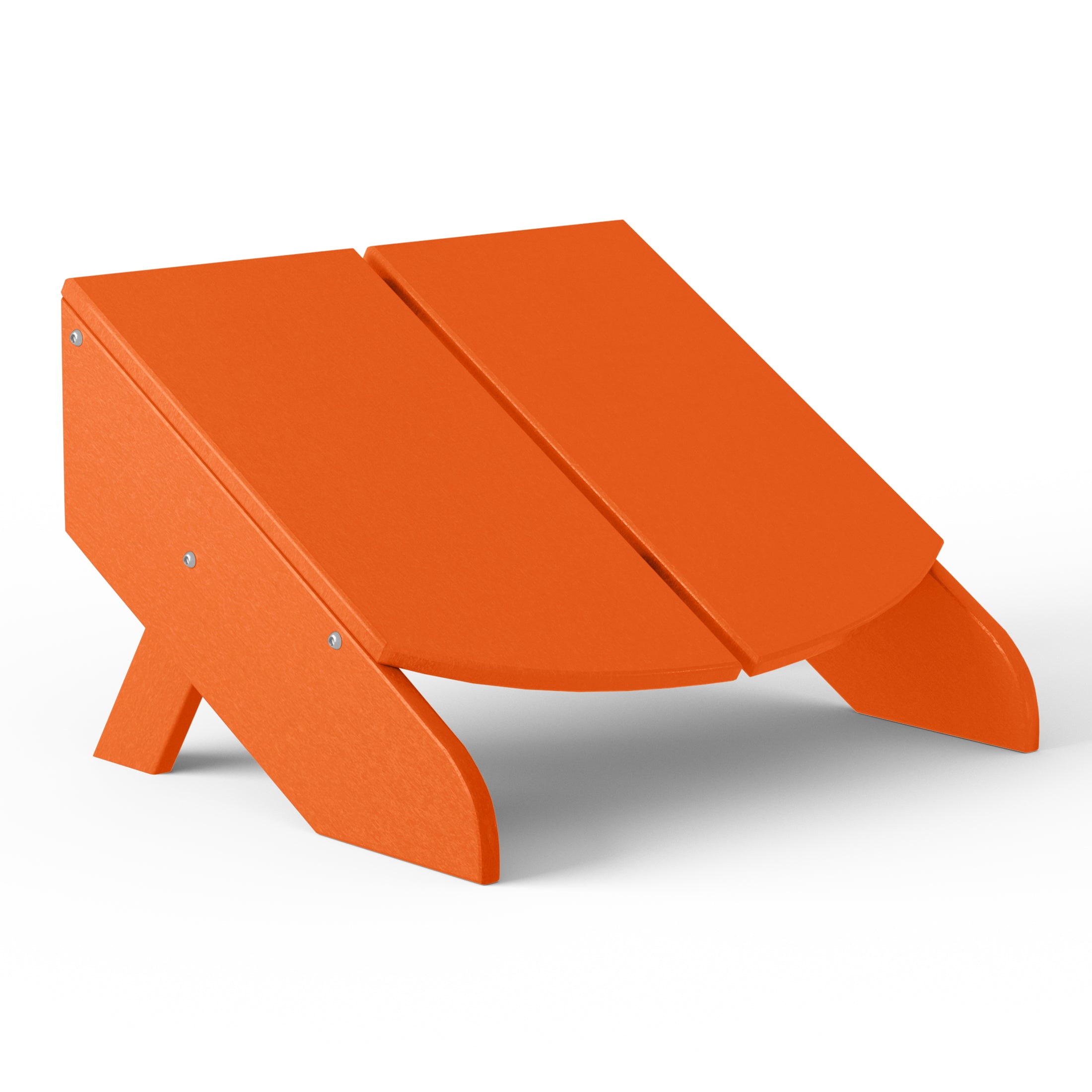 La Quinta Modern Ottoman Orange Seahawk Designs Patio Ottomans