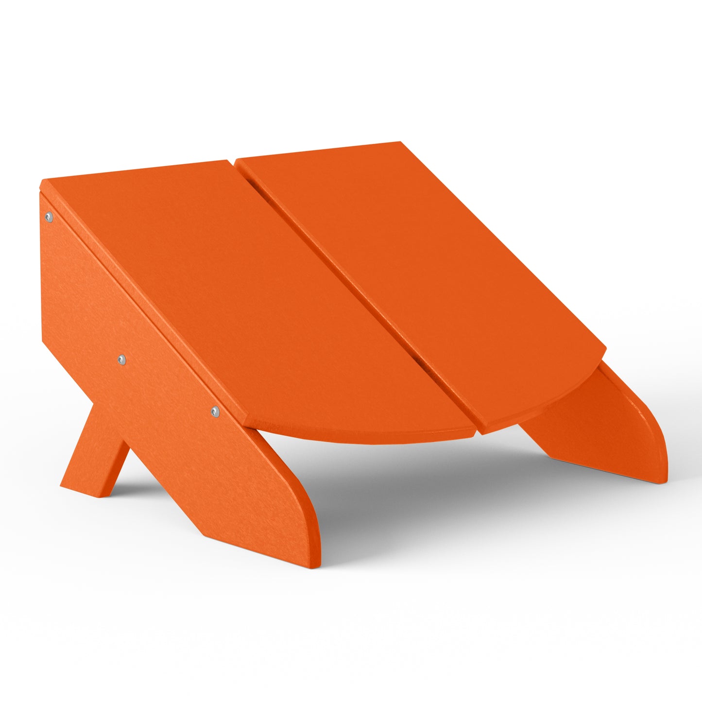 La Quinta Modern Ottoman Orange Seahawk Designs Patio Ottomans
