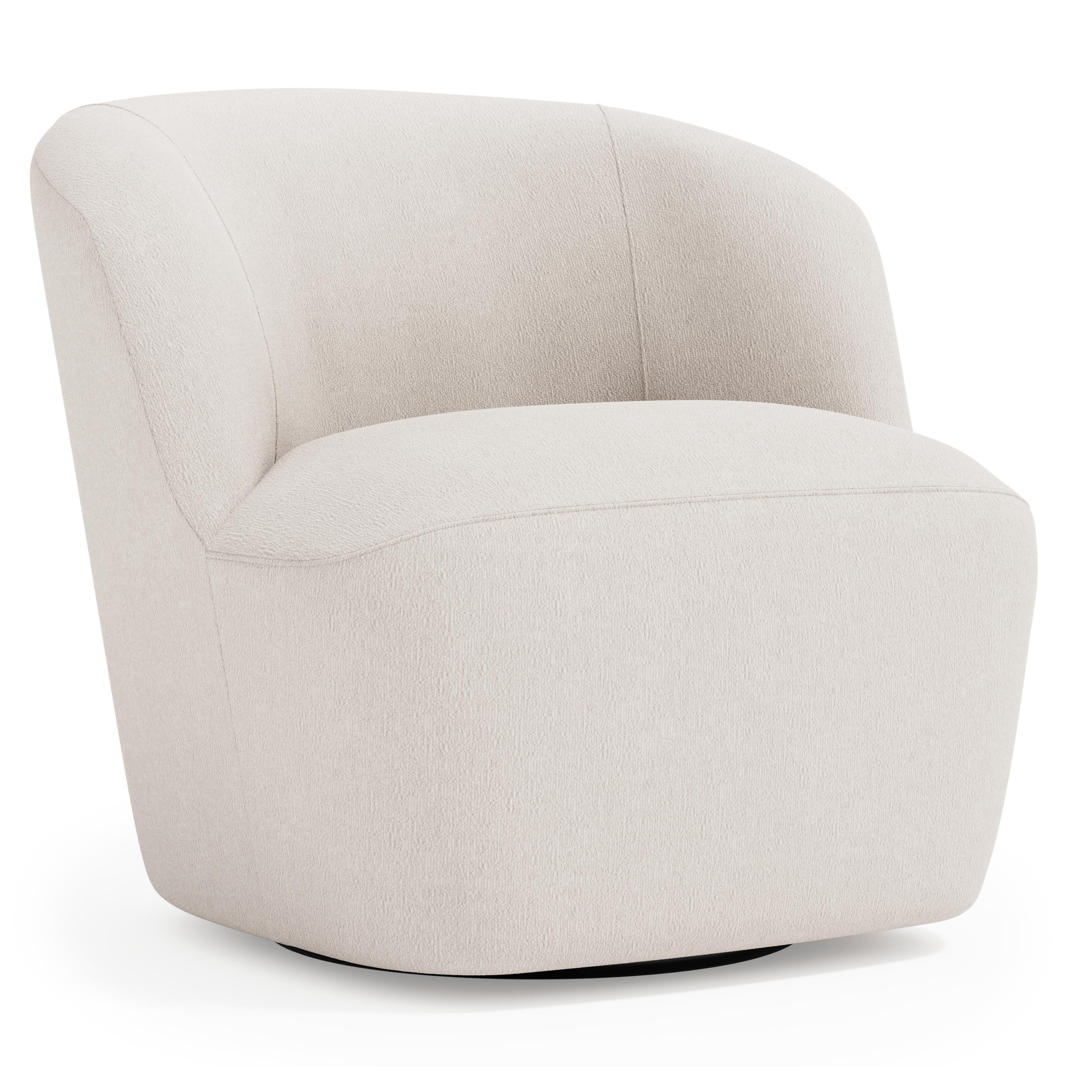 Bernhardt Tilly Swivel Chair — Your Fabric, Full 360 Turn Bernhardt Accent Chair