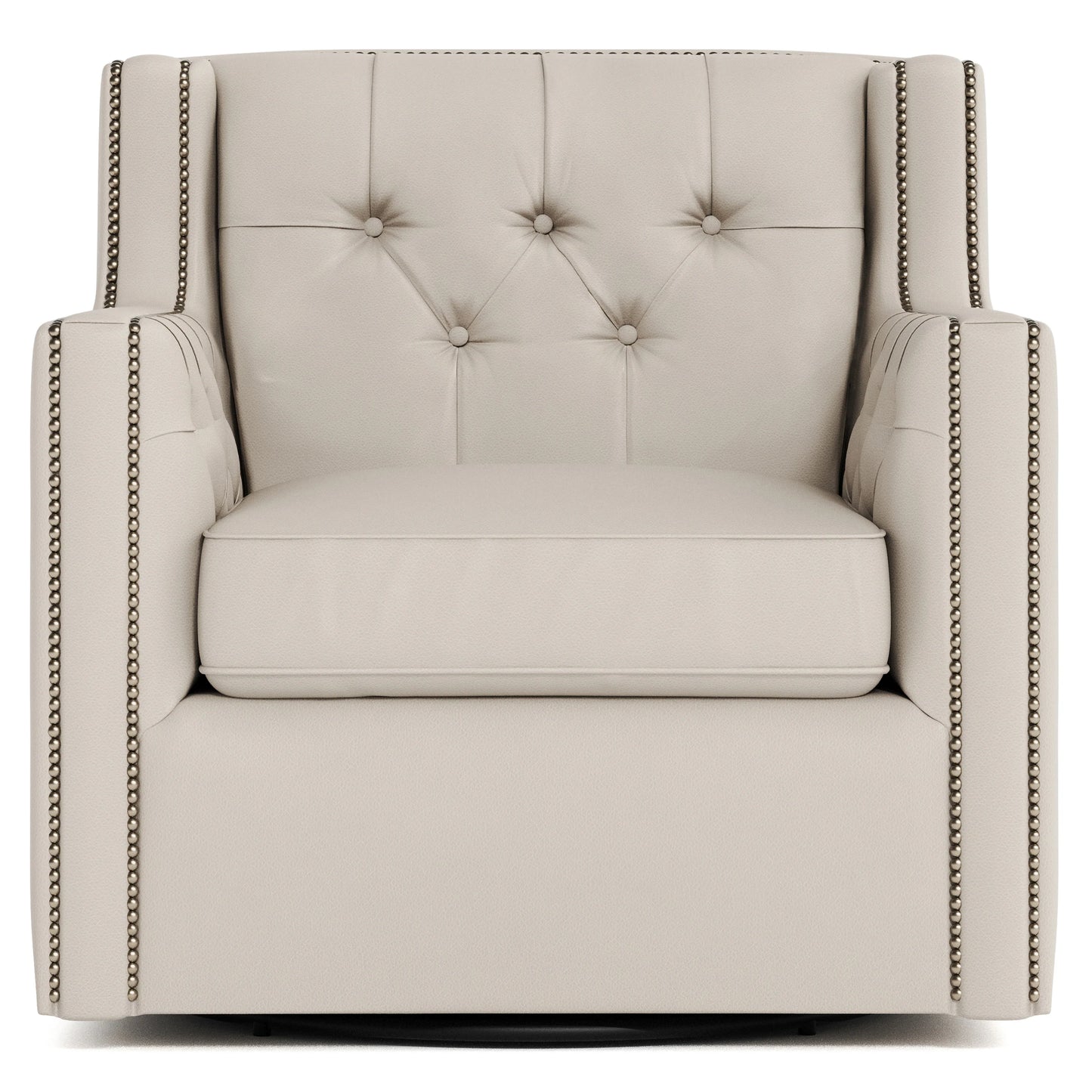 Candace Leather Swivel Chair Bernhardt Living