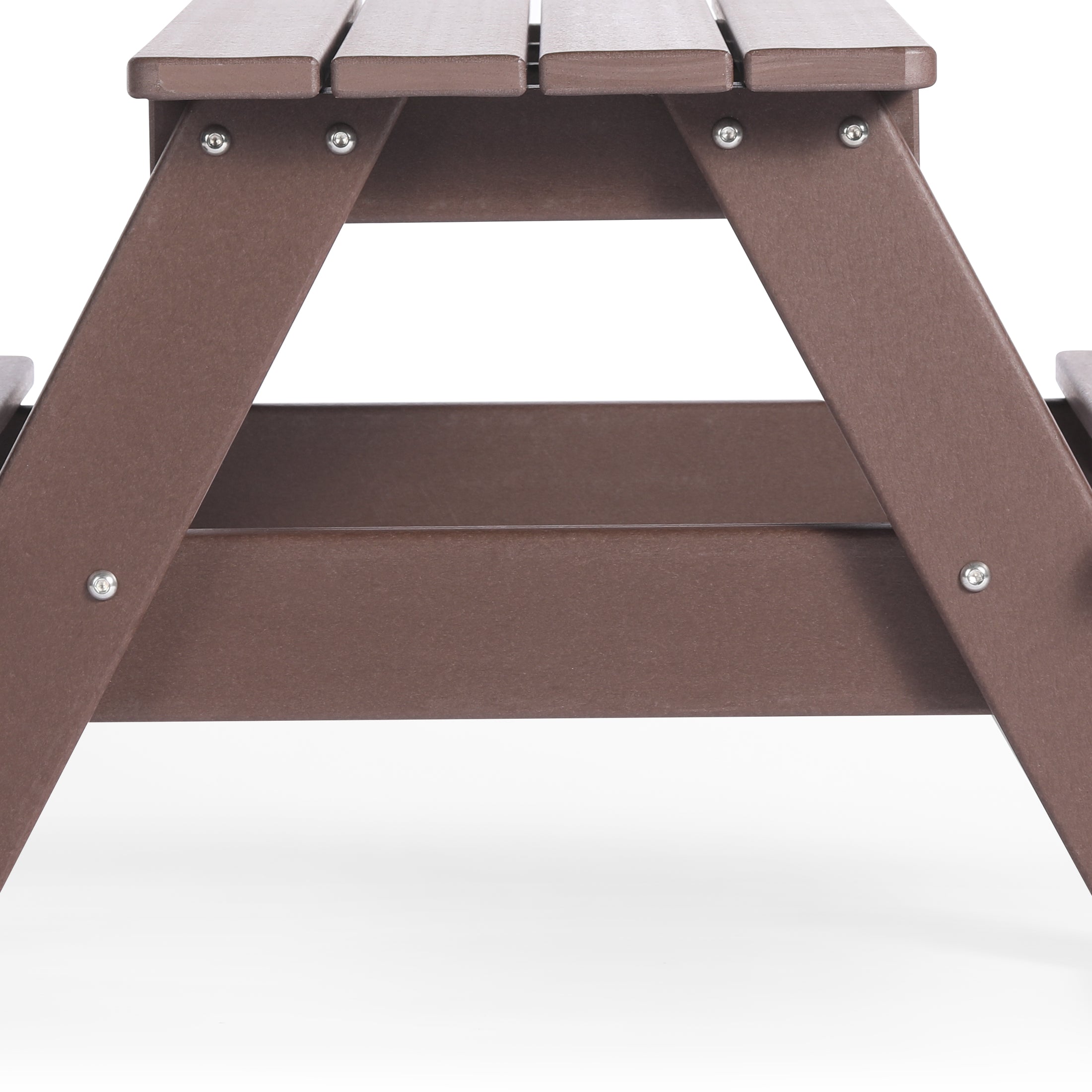 Tiny Terraces Kids' All-Weather Outdoor Picnic Table Seahawk Designs Kids Picnic Tables
