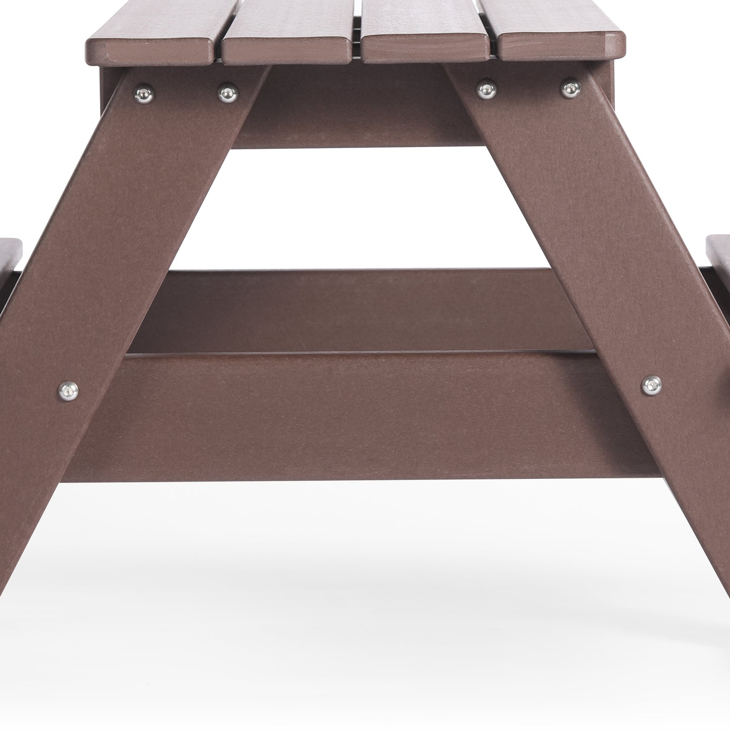 Tiny Terraces Kids' All-Weather Outdoor Picnic Table Seahawk Designs Kids Picnic Tables