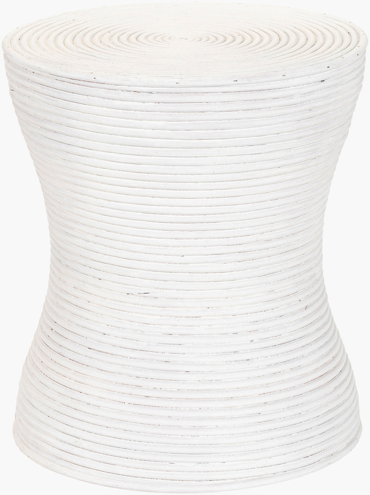 Balinese End Table — White