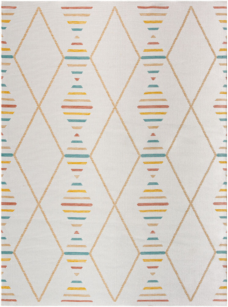 Barbados Machine Woven Rug — Light Brown/Mustard Livabliss Area Rug