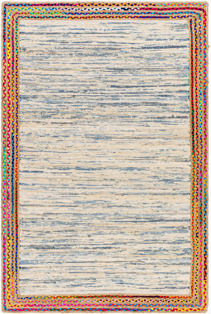 Billie Handmade Rug — Beige/Blue