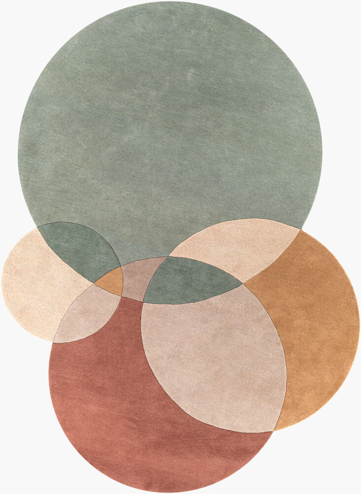 Beck Handmade Rug — Gray/Light Beige