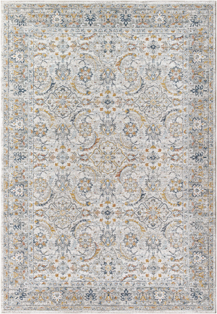 Beckham Machine Woven Rug — Amber/Charcoal