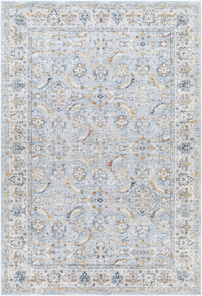 Beckham Machine Woven Rug — Amber/Charcoal