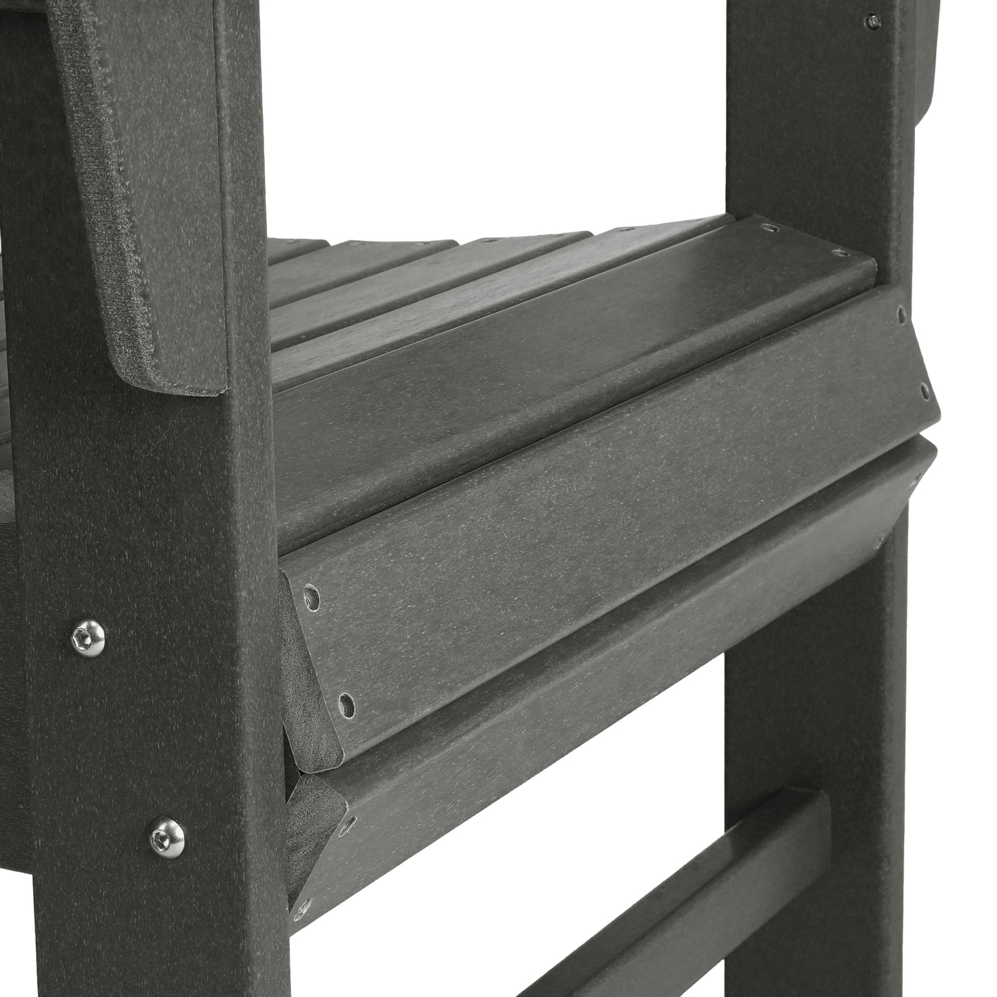 Malibu Modern All-Weather Outdoor Contoured Adirondack Dining Chair Seahawk Designs Patio Dining Chairs
