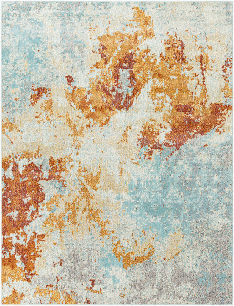 Bodrum Machine Woven Rug — Charcoal/Ivory