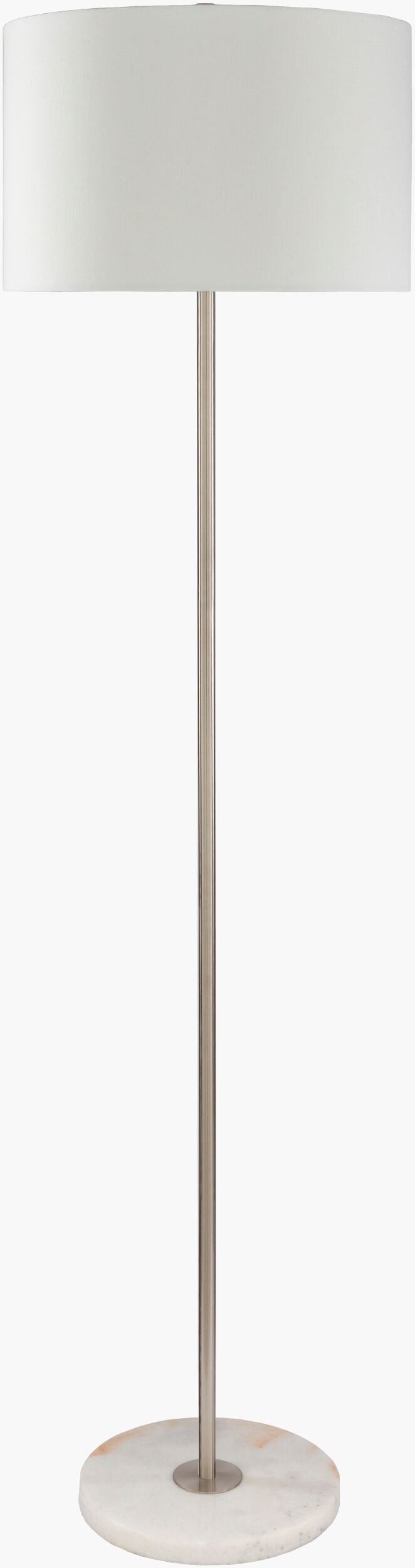 Becker Accent Floor Lamp — Metallic - Silver