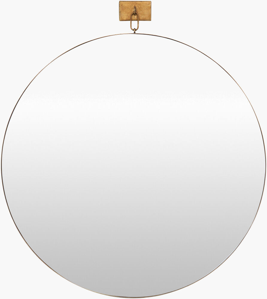 Belladay Accent Mirror — Metallic - Brass