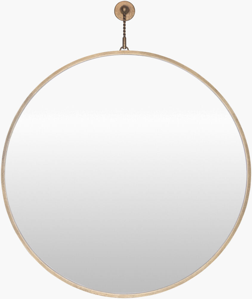 Belladay Accent Mirror — Metallic - Brass
