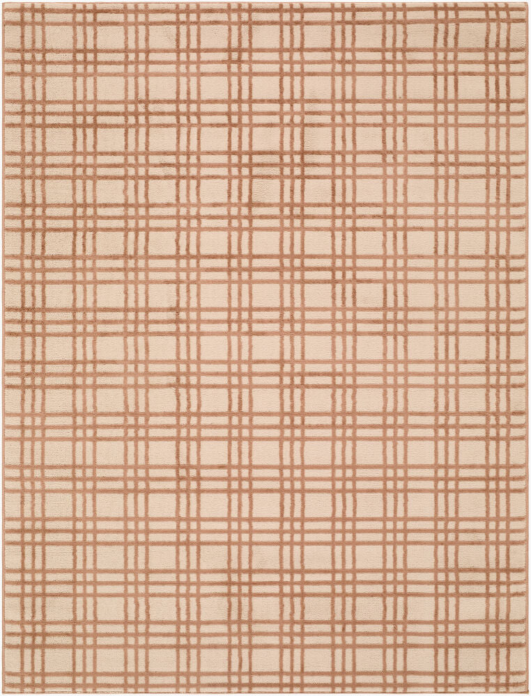 Brugge Machine Woven Rug — Light Brown/Medium Brown
