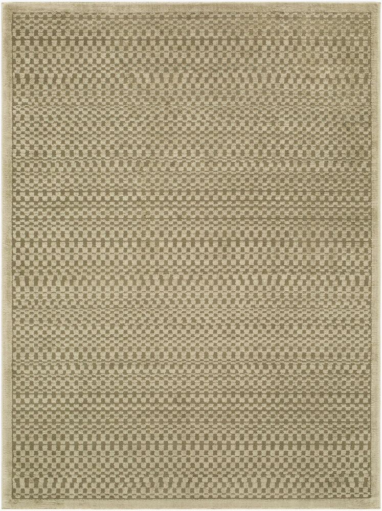 Brugge Machine Woven Rug — Light Olive/Olive