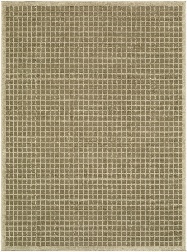 Brugge Machine Woven Rug — Light Olive/Olive