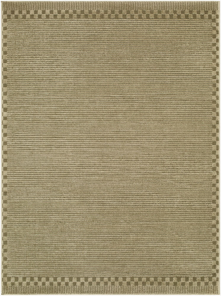 Brugge Machine Woven Rug — Light Olive/Olive