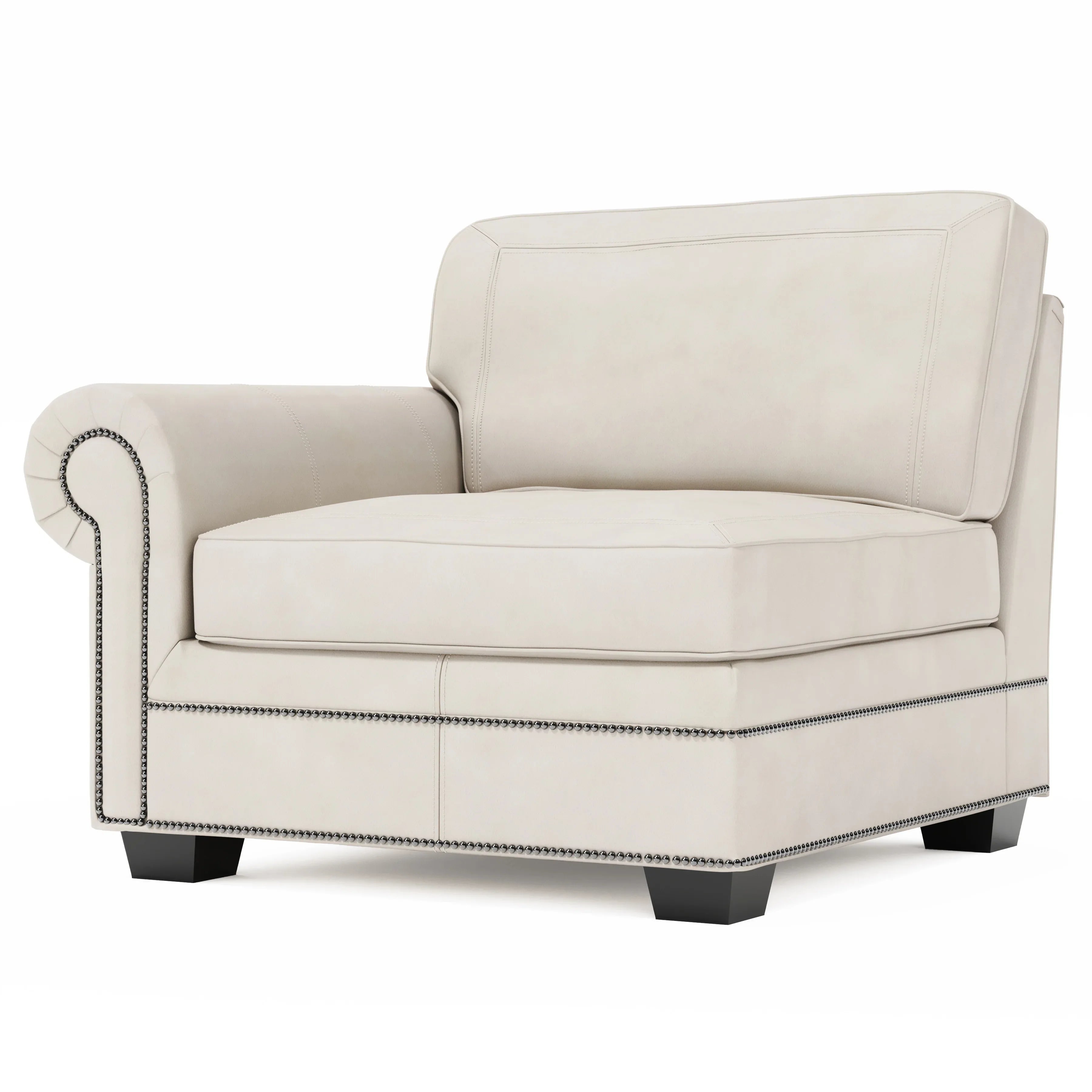 Grandview Leather Left Arm Chair Bernhardt Living
