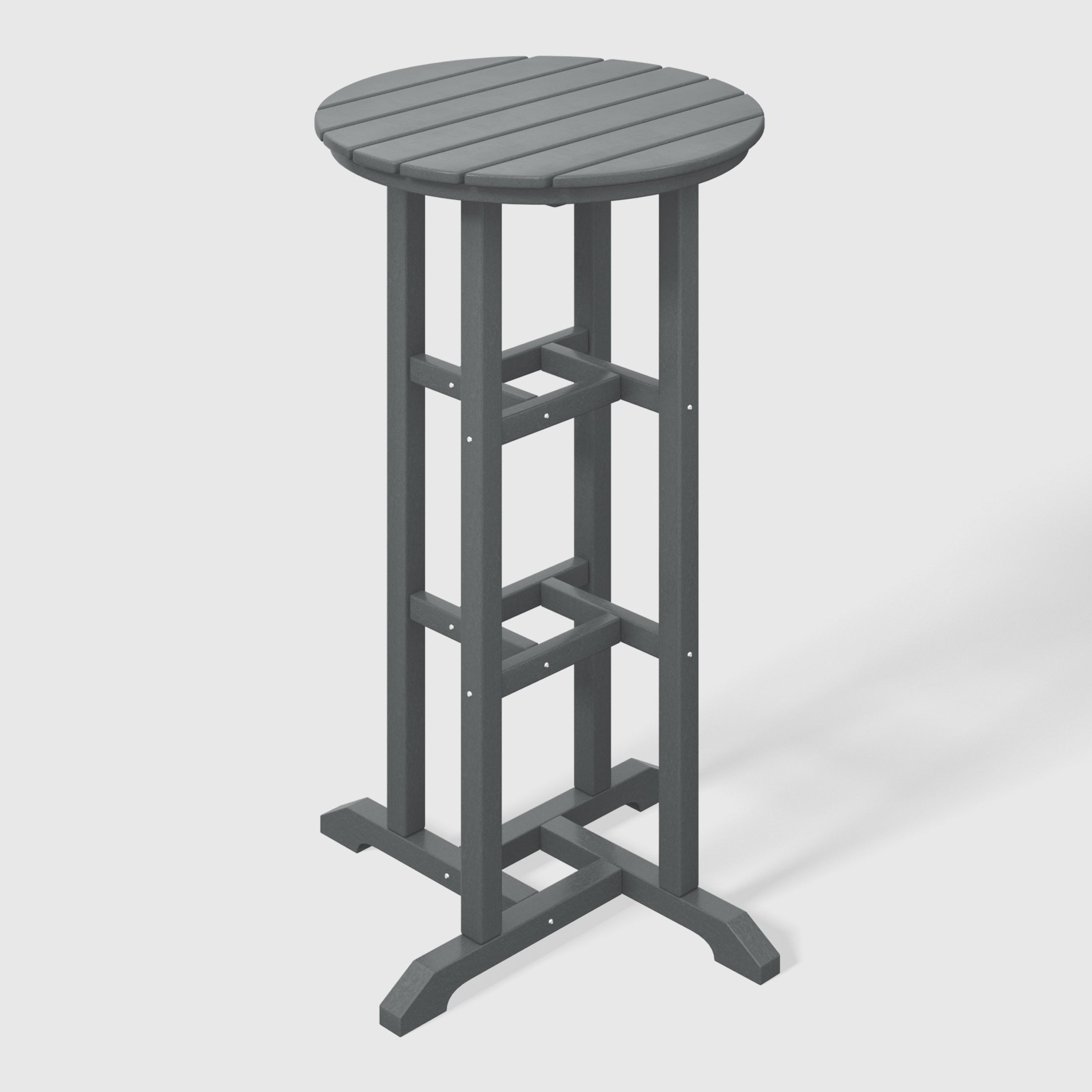 Stockholm All-Weather Outdoor Round Bar Bistro Table (42" Height) Seahawk Designs Patio Bar Tables