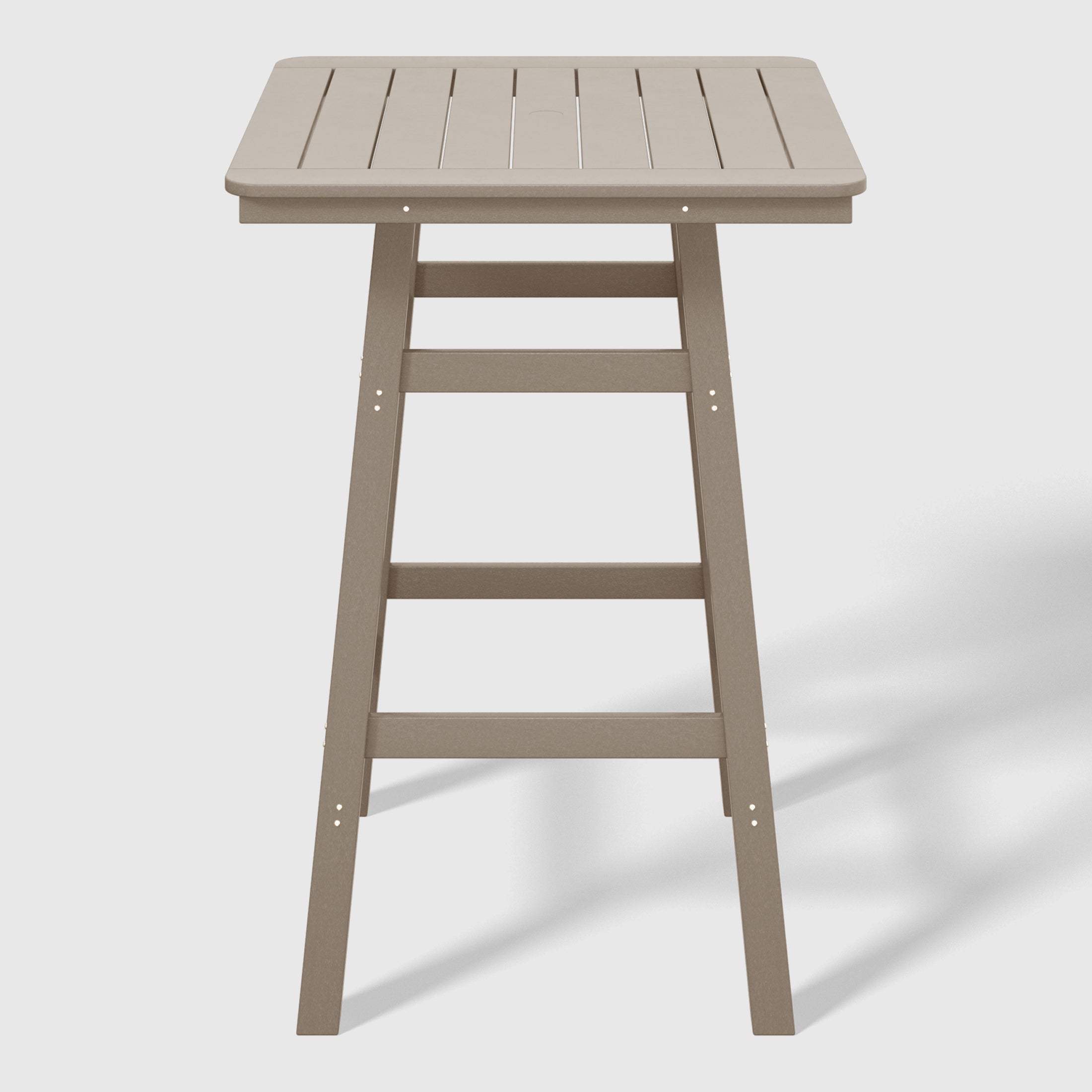 Stockholm All-Weather Outdoor 30" Square Bar Table (42" Height) Seahawk Designs Patio Bar Tables
