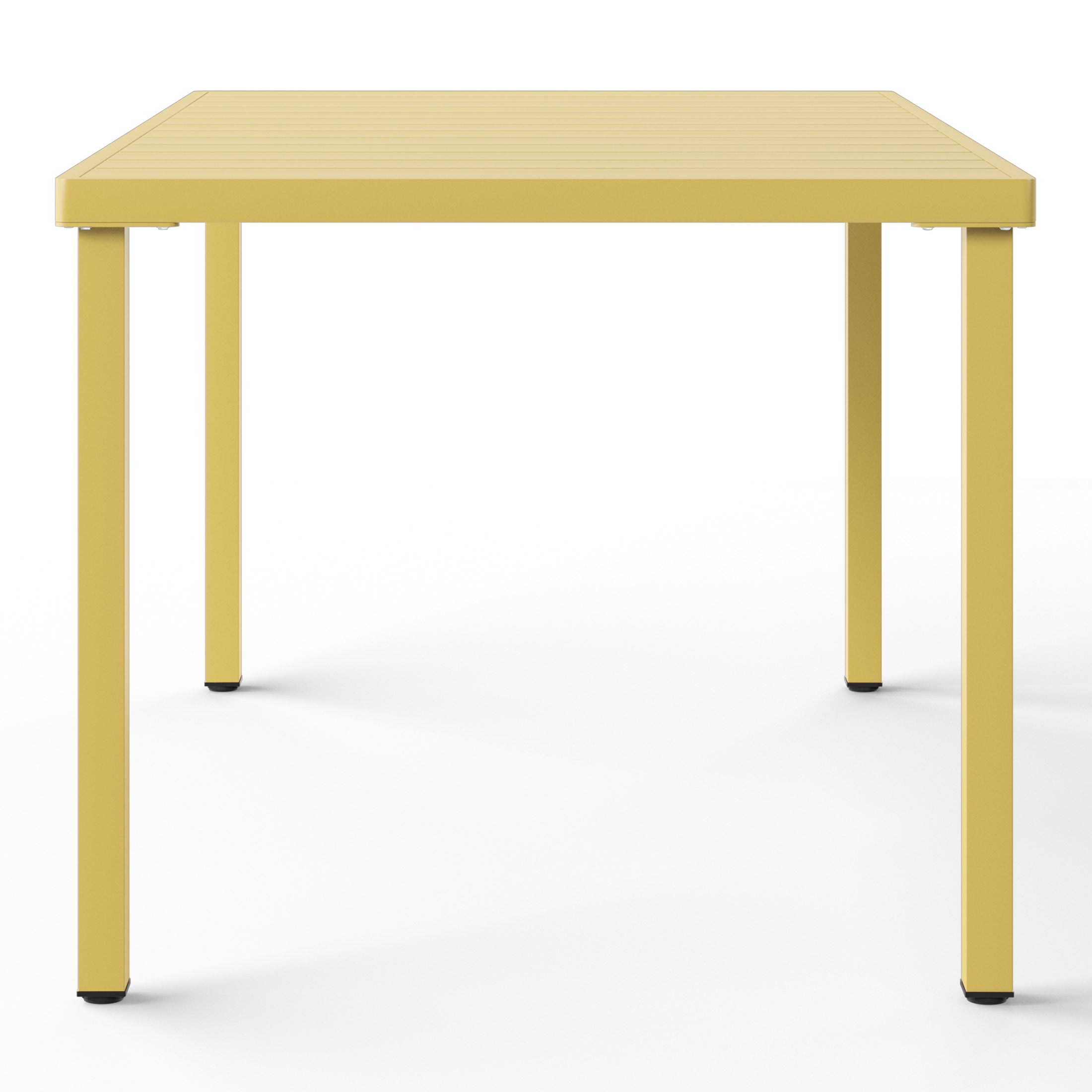 Polyform 59" x 35.4" Steel Rectangular Dining Table Seahawk Designs Patio Dining Tables
