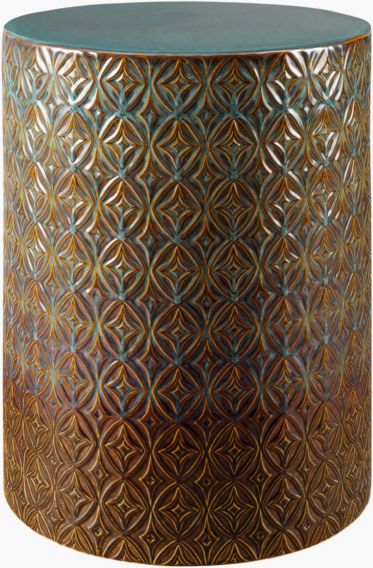 Brick Lane Garden Stool — Blue