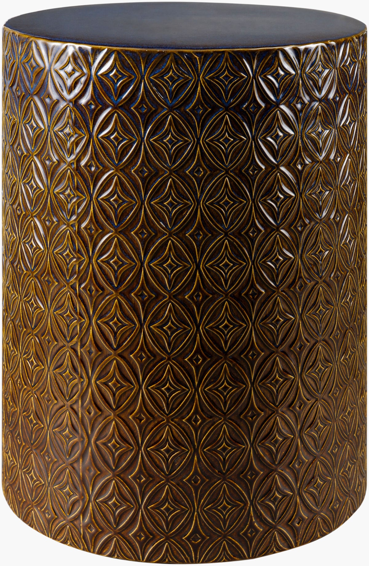 Brick Lane Garden Stool — Brown