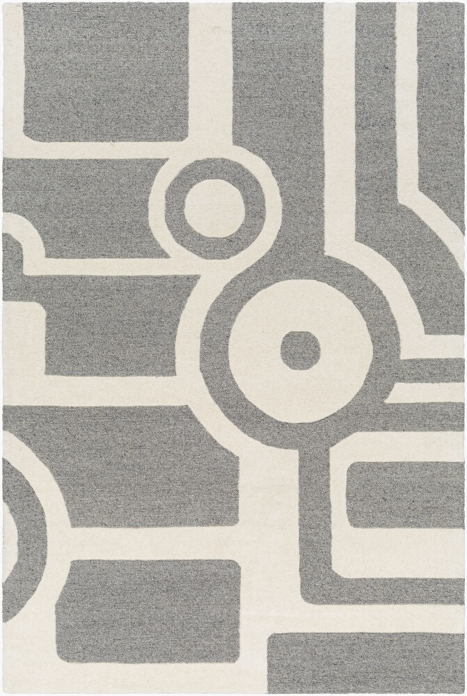 Brook Handmade Rug — Beige/Charcoal