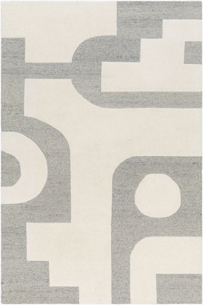 Brook Handmade Rug — Beige/Charcoal