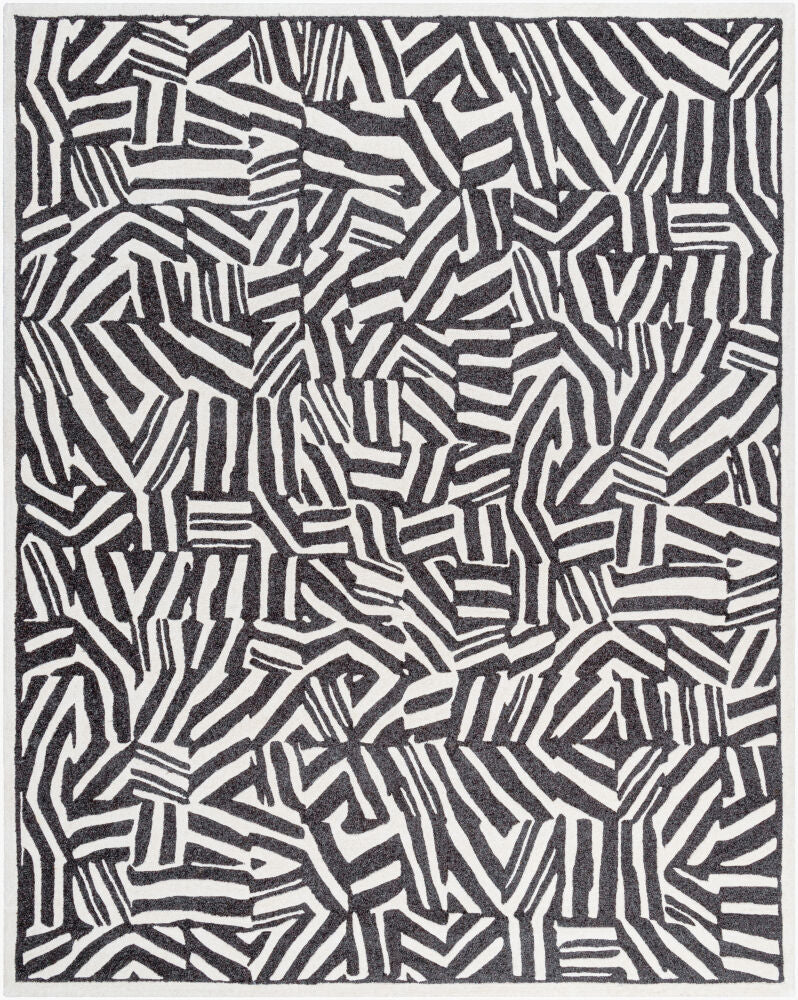 Brook Handmade Rug — Cream/Dark Brown
