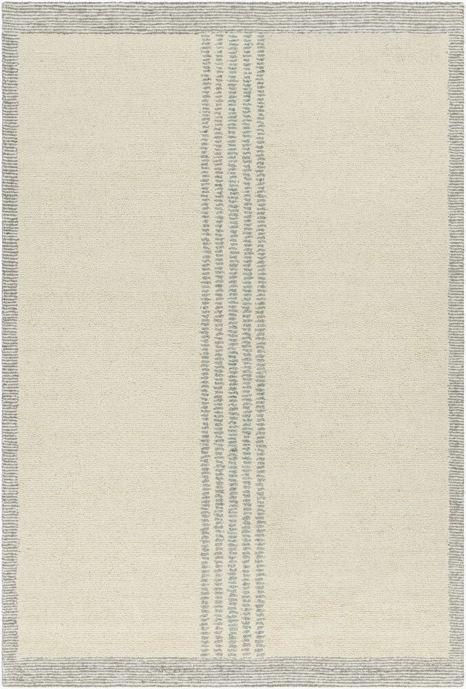 Brook Handmade Rug — Cream/Gray