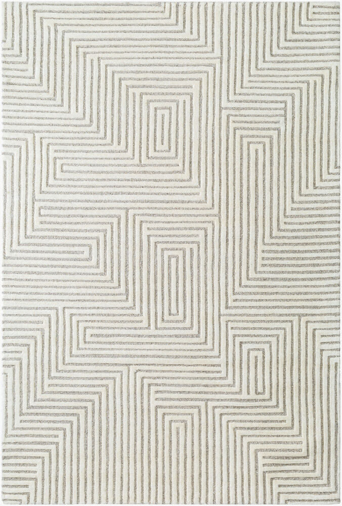 Brook Handmade Rug — Beige/Cream