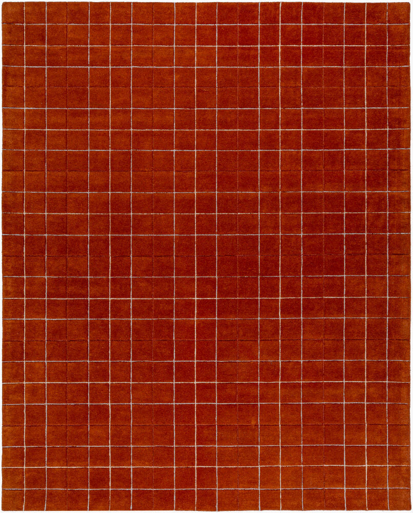 Brook Handmade Rug — Rust/Tan