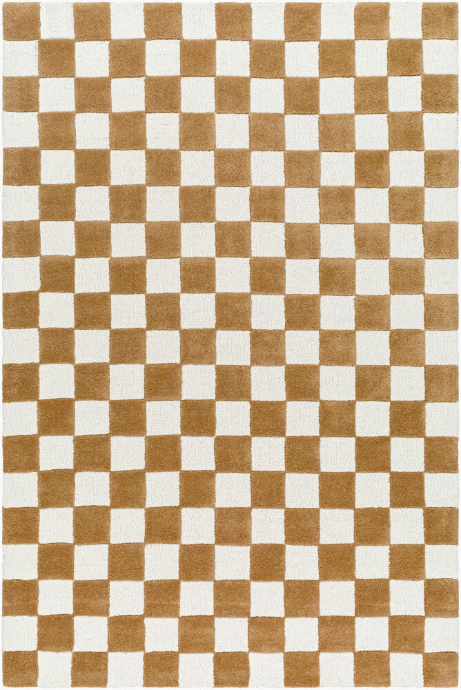 Brook Handmade Rug — Cream/Medium Brown