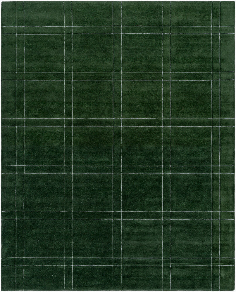 Brook Handmade Rug — Dark Green/Light Slate