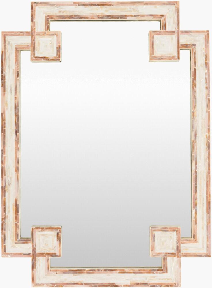 Banks Accent Mirror — Ivory