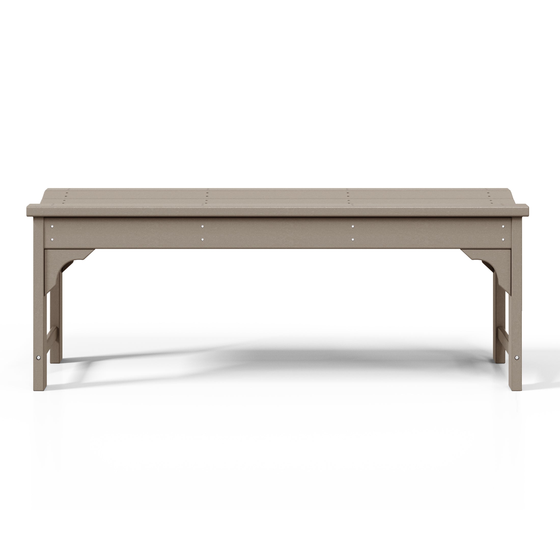 Concord All-Weather Outdoor Garden Backless Bench (46" Wide) Seahawk Designs Patio Benches