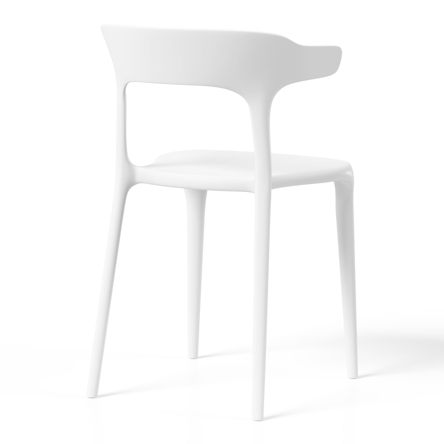 Polyform Stacking Dining Side Chair (Set of 4) Seahawk Designs Patio Dining Chairs