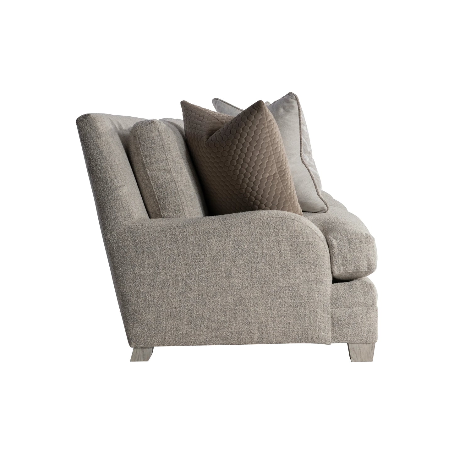 Bernhardt Rollins Fabric Sofa — Low Arms, Lofty Comfort Bernhardt Sofa
