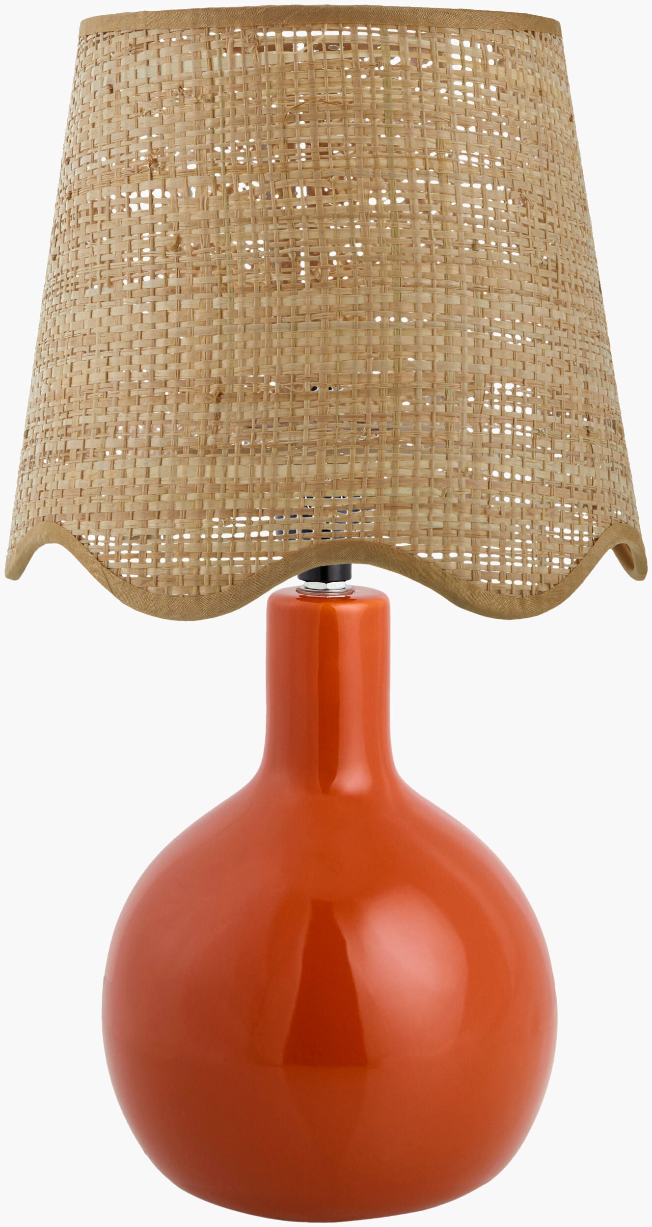 Balbao Accent Table Lamp — Red
